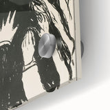 Expressionist Art: The Hands | Bold Black-and-White Munch Print