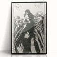 Expressionist Art: The Hands | Bold Black-and-White Munch Print