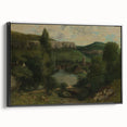 View of Ornans - Realism Art Canvas | Classical Realism Paintings