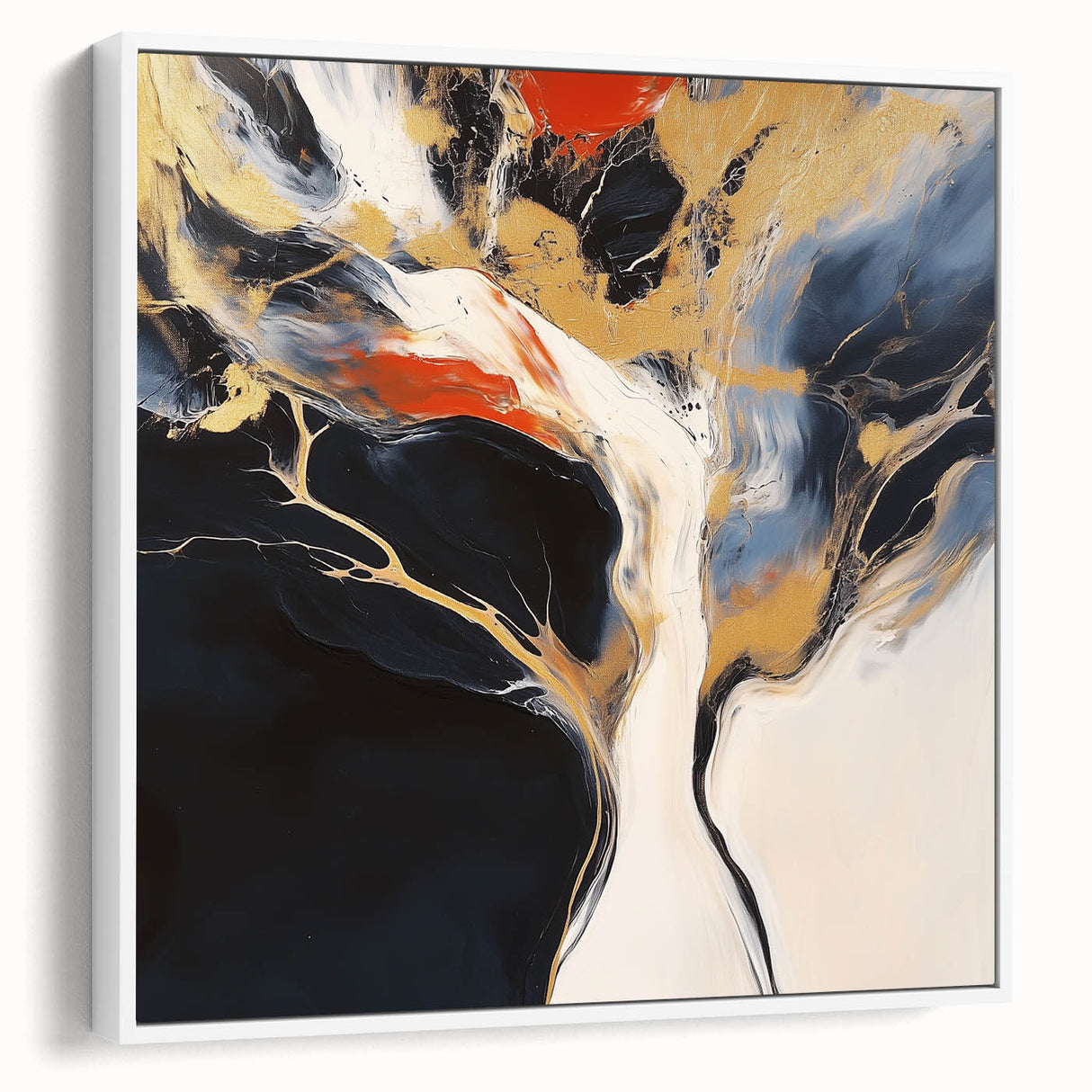 Contemporary Abstract Canvas – Bold Large Minimalist Wall Art