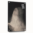 Mystical Black and White Wall Art - The Book of Light by Odilon Redon