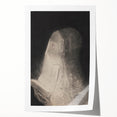Mystical Black and White Wall Art - The Book of Light by Odilon Redon
