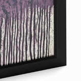 Close-up of an abstract floral framed canvas artwork showcasing vibrant colors and intricate details, ideal for modern home decor and artistic expression.
