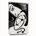 Expressionist Art: The Kiss | Bold Black-and-White Kirchner Print