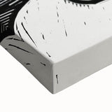 Expressionist Art: The Kiss | Bold Black-and-White Kirchner Print