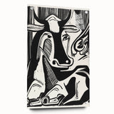 Expressionist Art: The Large Cow Lying Down | Bold Kirchner Print