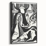 Expressionist Art: The Large Cow Lying Down | Bold Kirchner Print