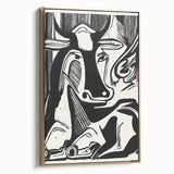 Expressionist Art: The Large Cow Lying Down | Bold Kirchner Print