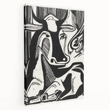 Expressionist Art: The Large Cow Lying Down | Bold Kirchner Print
