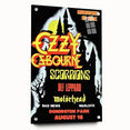 Ozzy Osbourne Monsters of Rock Poster - Retro Heavy Metal Art