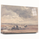 Romanticism Art: On Lancaster Sands at Low Tide Wall Art