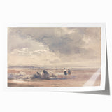 Romanticism Art: On Lancaster Sands at Low Tide Wall Art