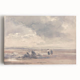 Romanticism Art: On Lancaster Sands at Low Tide Wall Art