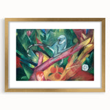 Expressionist Art: The Little Monkey | Vibrant Franz Marc Animal Print