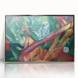 Expressionist Art: The Little Monkey | Vibrant Franz Marc Animal Print