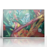 Expressionist Art: The Little Monkey | Vibrant Franz Marc Animal Print