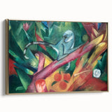 Expressionist Art: The Little Monkey | Vibrant Franz Marc Animal Print