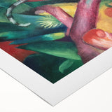 Expressionist Art: The Little Monkey | Vibrant Franz Marc Animal Print