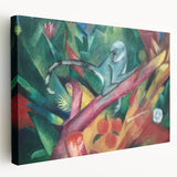 Expressionist Art: The Little Monkey | Vibrant Franz Marc Animal Print