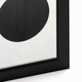 Acrylic Dining Room Artwork – Minimalist Black & White Art