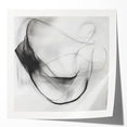 Colorful Abstract Wall Art – Minimal Modern Black and White Canvas