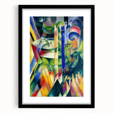 Expressionist Art: The Little Mountain Goats | Vibrant Franz Marc Print