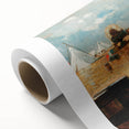 Fine Art Realism: Civil War Camp Scene Realism Art Canvas Print
