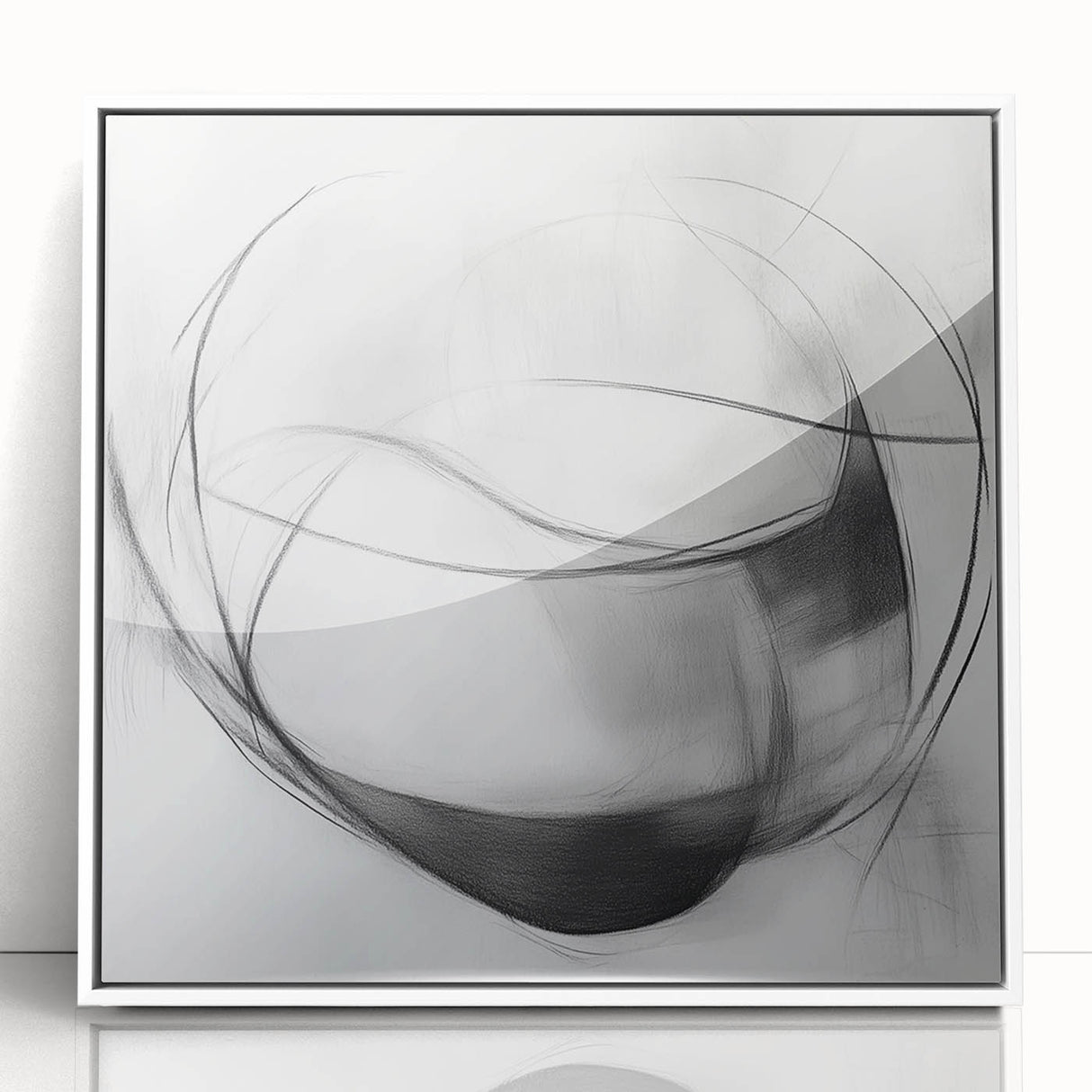Abstract Art Prints – Minimalist Black and White Modern Wall Decor
