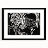Expressionist Art: The Married Couple Müller | Bold Kirchner Print