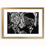 Expressionist Art: The Married Couple Müller | Bold Kirchner Print