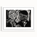 Expressionist Art: The Married Couple Müller | Bold Kirchner Print