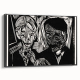 Expressionist Art: The Married Couple Müller | Bold Kirchner Print