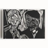Expressionist Art: The Married Couple Müller | Bold Kirchner Print