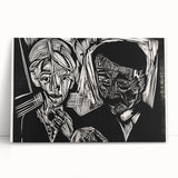 Expressionist Art: The Married Couple Müller | Bold Kirchner Print