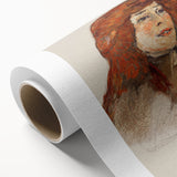 Mme Lili Grenier Portrait - Impressionist Wall Art by Toulouse-Lautrec
