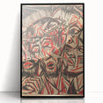 Expressionist Art: The Mocking of Christ | Powerful Otto Lange Print