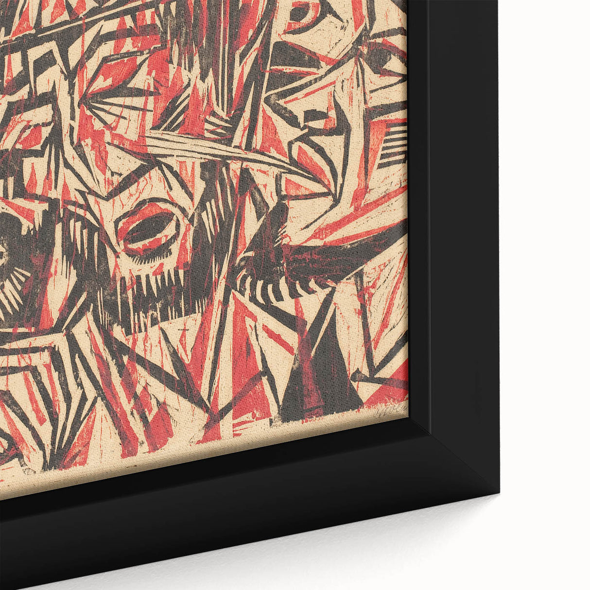 Expressionist Art: The Mocking of Christ | Powerful Otto Lange Print
