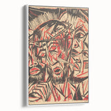 Expressionist Art: The Mocking of Christ | Powerful Otto Lange Print
