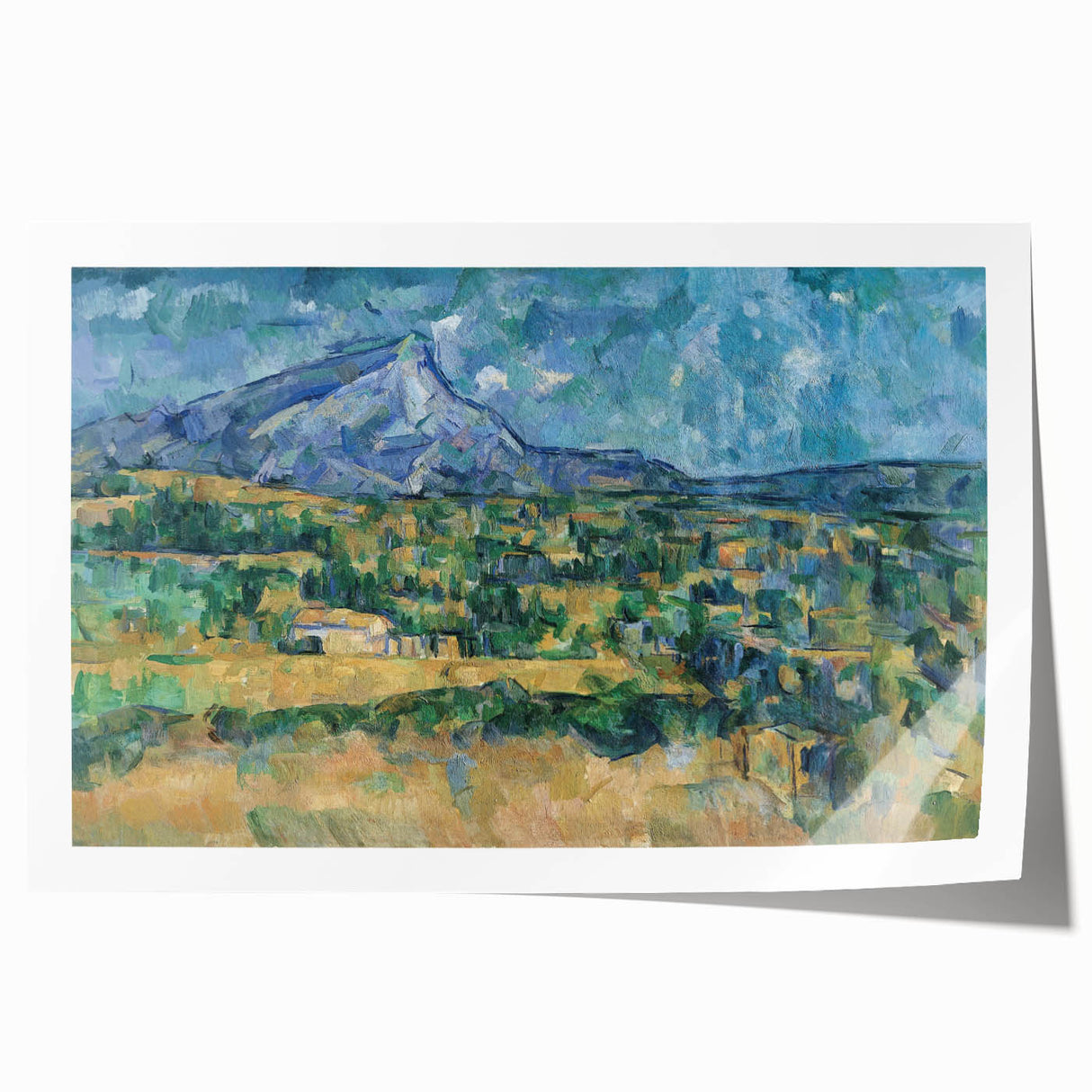 Impressionist Landscape Wall Art - Mont Sainte-Victoire by Cézanne