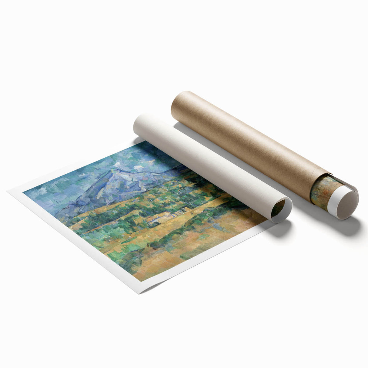 Impressionist Landscape Wall Art - Mont Sainte-Victoire by Cézanne