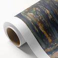 Enigmatic Forest Wall Art - Serene Woodland Scene in Watercolor Shades