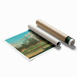 Realism Art Canvas: Serene Landscape of Quai d'Asnières Wall Art