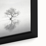 Acrylic Dining Room Artwork - Black and White Nature Reflection