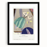 Stylish Art Deco Wall Art - Mirage Fashion Illustration Print