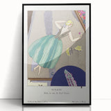 Stylish Art Deco Wall Art - Mirage Fashion Illustration Print