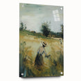 Acrylic glass side view showcasing a vibrant landscape design with intricate details and colorful pins, ideal for modern home decor and art enthusiasts.