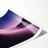 Desert landscape rolled print showcasing vibrant colors and intricate details of arid terrain, presented in a protective cardboard tube for easy transport and display.