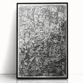 Modern Wall Art - Small World by Paul Klee - Black & White Abstract Print