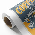 Vintage Retro Coffee Poster - Fresh & Hot Coffee Art Print