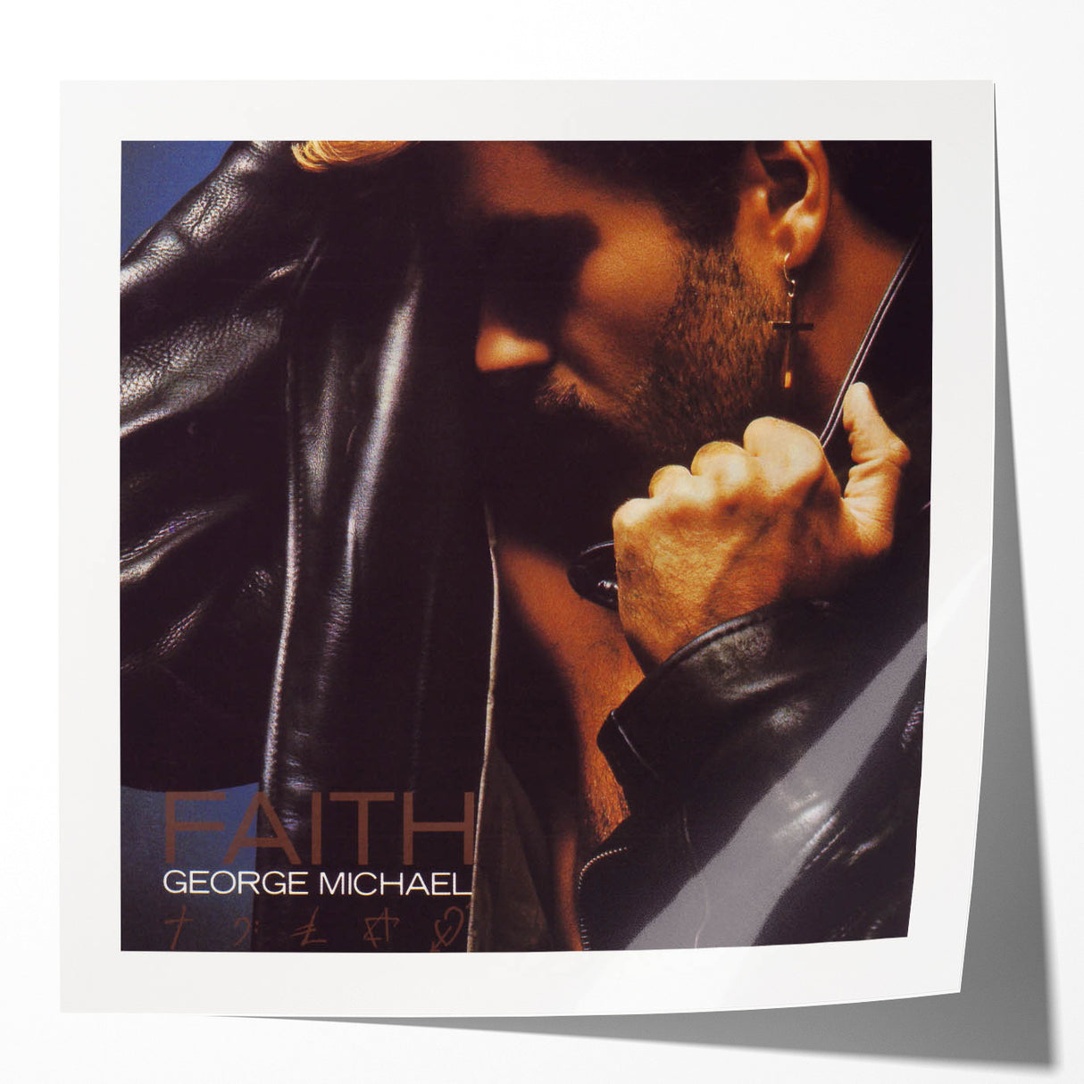Retro Wall Art – George Michael Faith Album Canvas Print